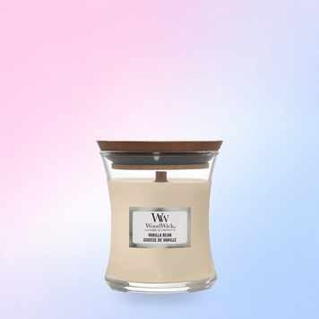 Ароматична свічка з дерев'яним гнітом Vanilla Bean Woodwick 85 g 5038581056562 фото