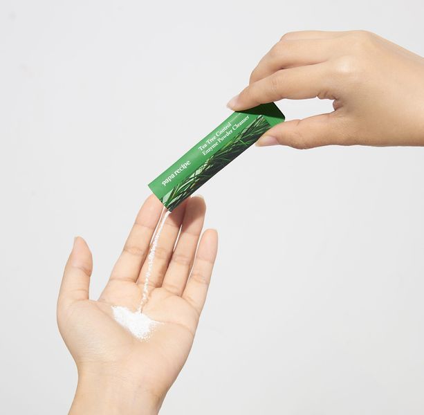 Ензимна пудра з екстрактом чайного дерева Papa Recipe Tea Tree Control Powder Cleanser 1.2 g 8809958300277 фото