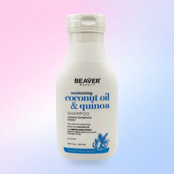 Розгладжуючий шампунь Beaver Moisturizing Coconut Oil & Milk Shampoo 350 ml 4017 фото
