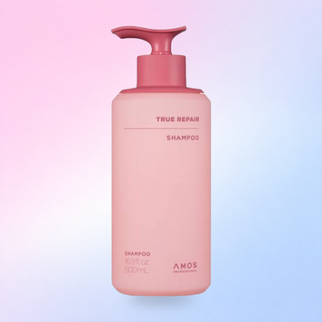 Шампунь для сухого та пошкодженого волосся AMOS Professional True Repair Shampoo 500 ml 8801675610318 фото