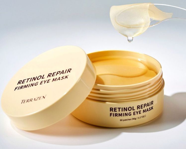 Патчі з ретинолом TERRAZEN RETINOL REPAIR FIRMING EYE MASK 60 шт. 5678 фото