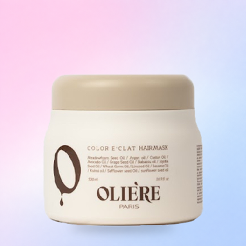 Маска для збереження кольору фарбованого волосся Color E&rsquo;Clat OLIERE PARIS 500 ml 1820 фото
