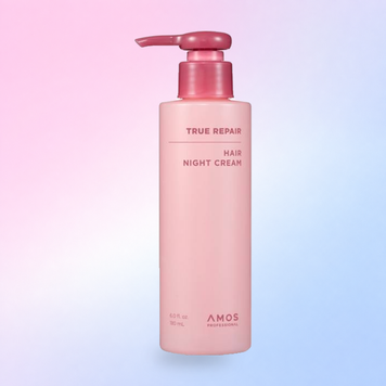 Незмивний крем для сухого та пошкодженого волосся AMOS Professional True Repair Hair Night Cream 180 ml 8801675610332 фото