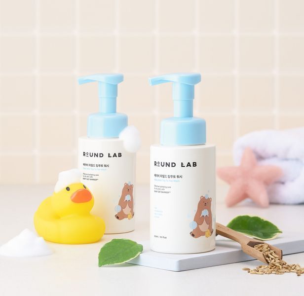 Дитяча пінка для купання ROUND LAB Baby Mild Top To Toe Wash 300 ml 5001 фото