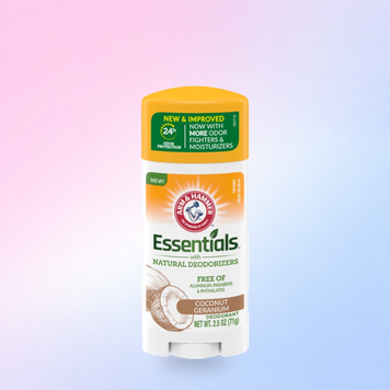 Натуральний дезодорант з ароматом кокосу та герані Arm&Hammer Essentials Deodorant Coconut Geranium 71 g 033200001997 фото