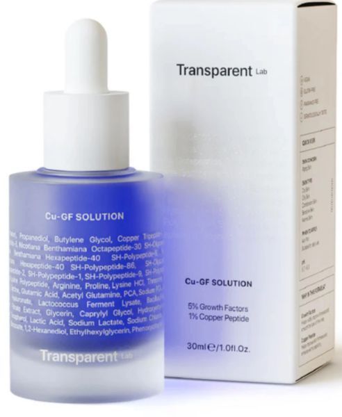 Сироватка з пептидами міді та факторами росту Cu-GF Solution Transparent Lab 30 ml 12723681 фото