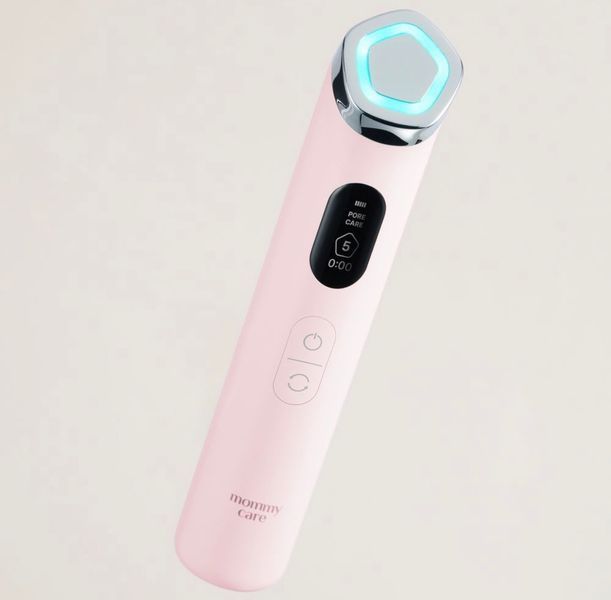Багатофункціональний апарат для догляду за шкірою обличчя Mommy Care Penta Prime Pink Edition  8800253029863 фото