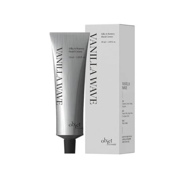 Крем для рук преміум-класу Objet by Kundal Silky&Buttery Hand Cream VANILLA WAVE  50ml 8809953774646 фото