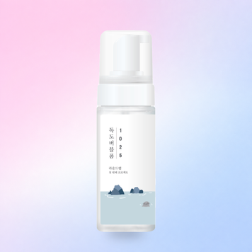 Очищуюча пінка для проблемної шкіри ROUND LAB 1025 Dokdo Bubble Foam 150 ml 8809738599044 фото
