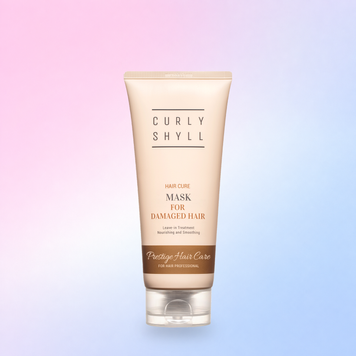 Незмивна відновлююча термозахисна маска для пошкодженого волосся CURLY SHYLL Hair Cure Mask 100 ml 8809732860195 фото