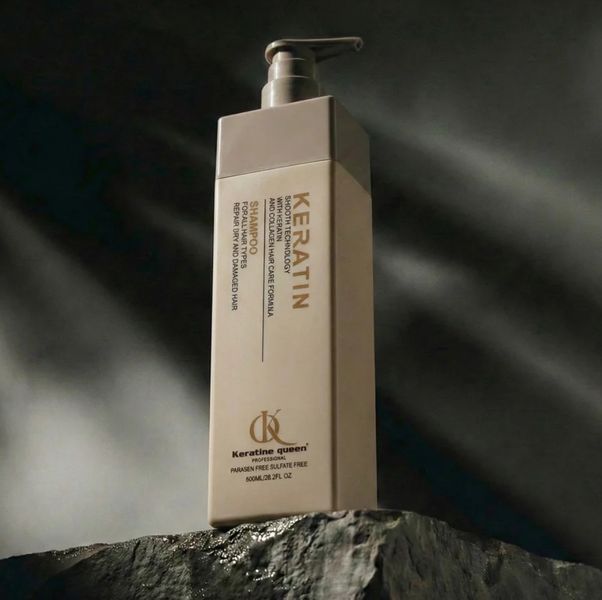 Шампунь для волосся після хімічних процедур з кератином Keratine Queen 800 ml 3217 фото