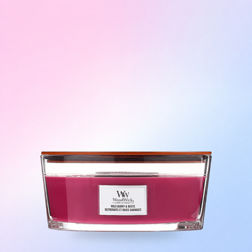 Ароматична свічка з дерев'яним гнітом Wild Berry & Beets Woodwick 453 g 5038581129914 фото