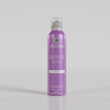 Гель-піна для душу з мускусним ароматом O&rsquo;LYSEE Extra Foaming shower Gel Musc 200 ml 3520710011501 фото
