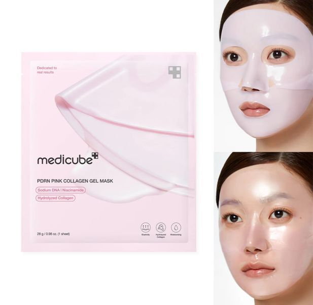 Гідрогелева маска з PDRN та колагеном Medicube PDRN Pink Collagen Gel Mask 8800256108046 фото