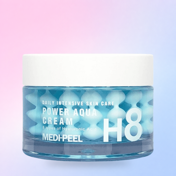 Капсульний крем для інтенсивного зволоження Medi-Peel Power Aqua Cream 50 ml 8809409346656 фото