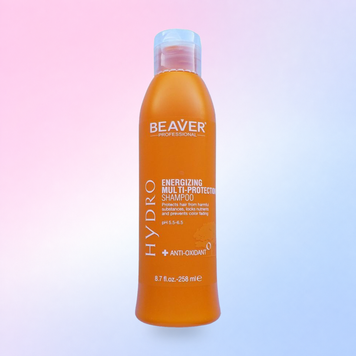 Шампунь тонізуючий з UV фільтром Beaver Professional Hydro Energizing Multi-Protection Shampoo 258 ml 4039 фото