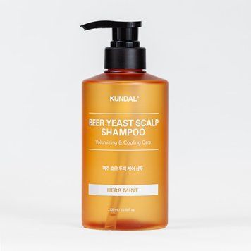 Шампунь проти випадіння та для обʼєму волосся Real Beer Yeast Hair Loss Relief Shampoo Herb Mint 500 ml 8809693257379 фото
