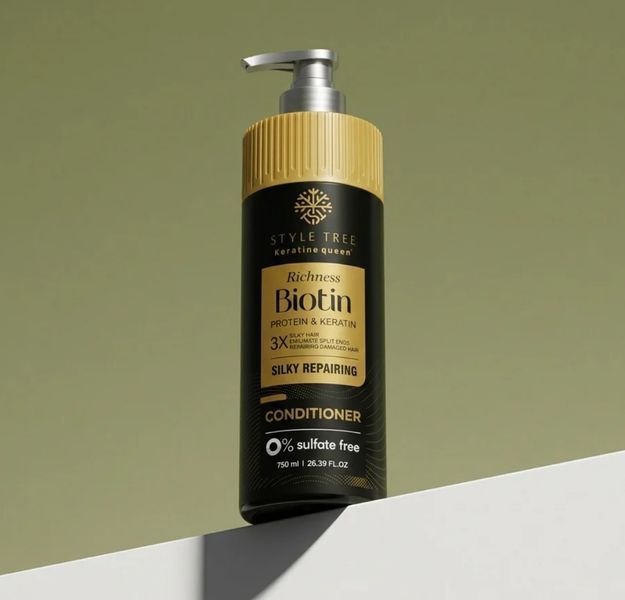 Кондиціонер для зміцнення та відновлення волосся Keratine Queen 750 ml 3230 фото