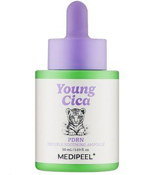 Ампульна сироватка з центеллою та PDRN MEDI PEEL YOUNG CICA PDRN TROUBLE SOOTHING AMPOULE 50 ml 8809941824308 фото