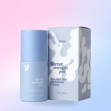 Нічна мультикислотна пілінг-сироватка Mirror overnight peel Hugs 30 ml 0203 фото