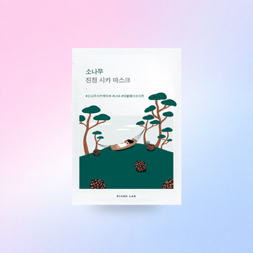 Заспокійлива тканинна маска з екстрактом голок сосни ROUND LAB Pine Calming Cica Mask Sheet  8809783325711 фото