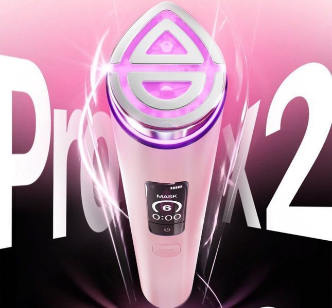 Пристрій для домашнього догляду за шкірою 6 в 1 Medicube AGE-R Booster Pro X2(Pink,рожевий) 8800289468735 фото