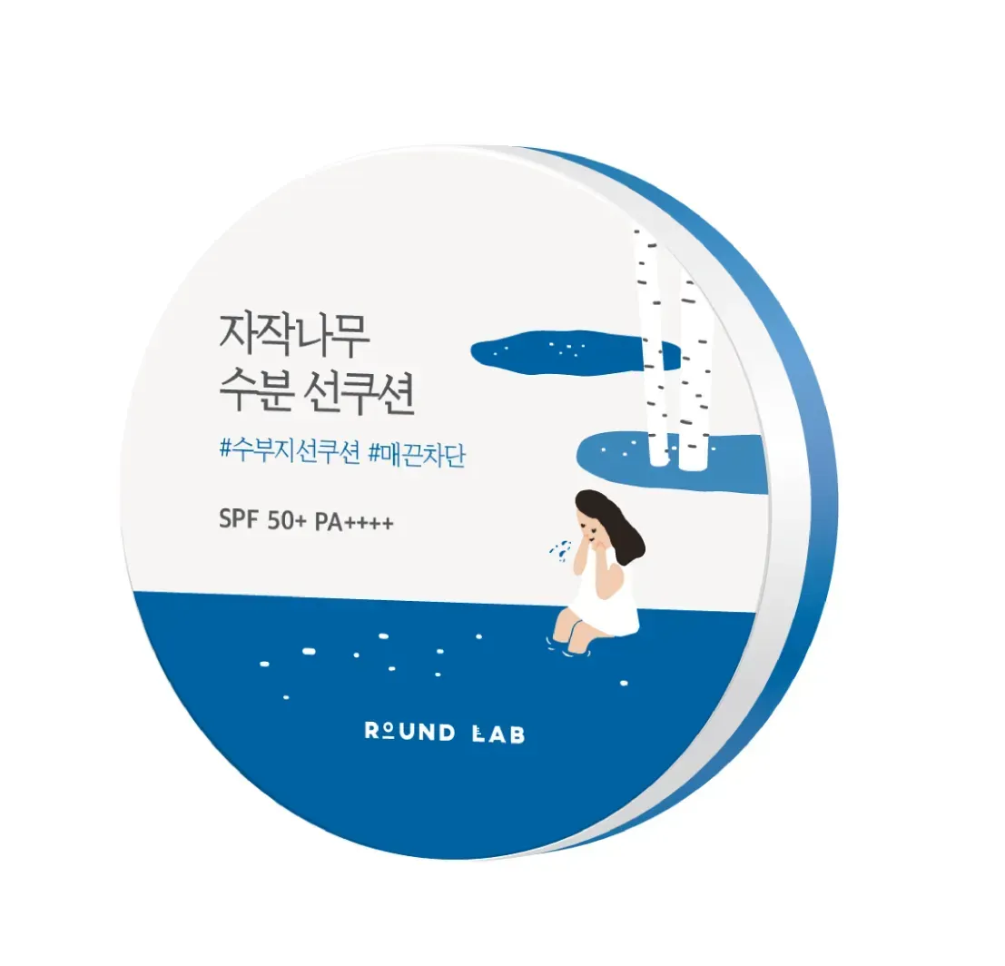 ROUND LAB Birch Juice Moisturizing Sun Cushion