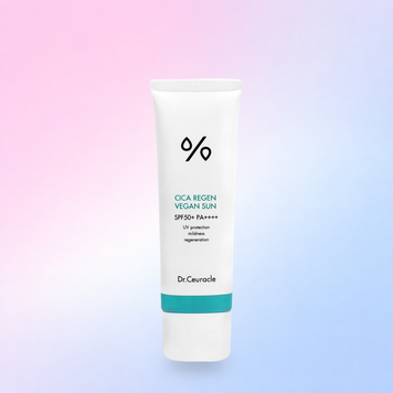 Сонцезахисний веганський крем з центелою азіатською Dr.Ceuracle Cica Regen Vegan Sun SPF50+/ PA++++ 880613616659 фото
