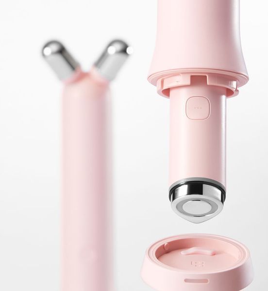Масажна роликова EMS-насадка Medicube AGE-R V Roller Head Pink (Рожевий) 8800289466205 фото