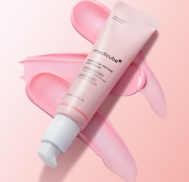 Крем для шкіри навколо очей з полінуклеотидами та пептидами Medicube PDRN Pink Peptide Eye Cream 30 ml  8800256119042 фото