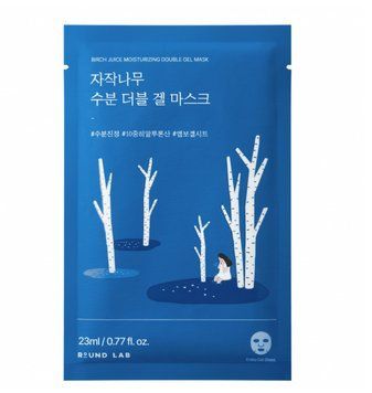 Зволожувальна гелева маска з березовим соком ROUND LAB Birch Juice Moisturizing Double Gel Mask 23 ml 8809962542380 фото