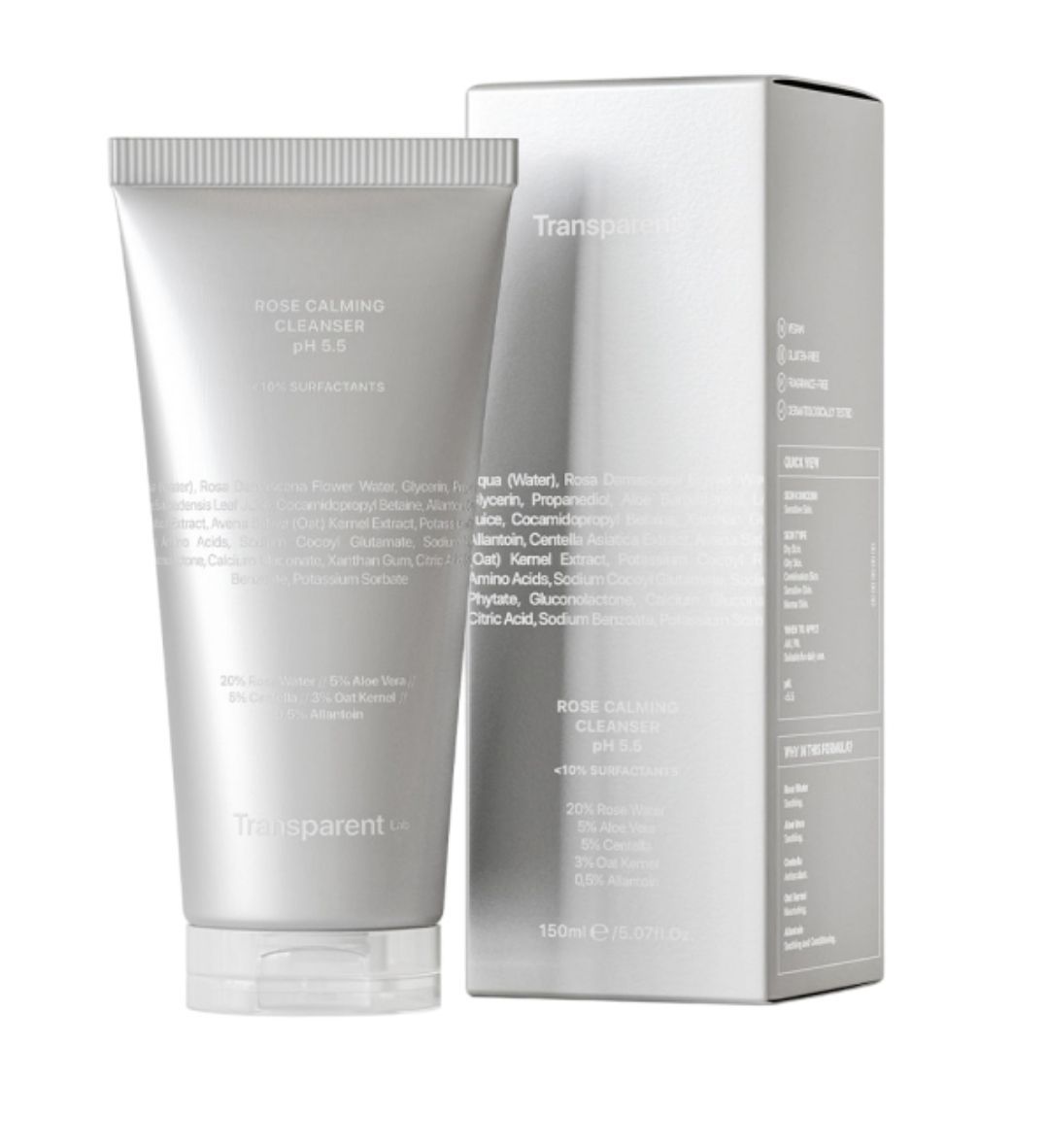 Transparent Lab Rose Calming Cleanser pH 5.5