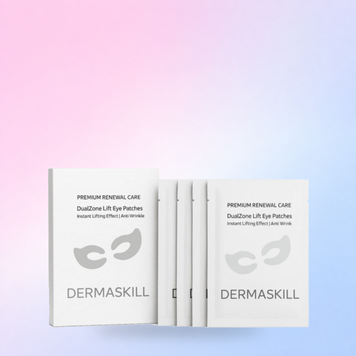 Двозональні ліфтинг-патчі з ботулоподібною дією DualZone Lift Eye Patches Dermaskill 5 пар 1675 фото