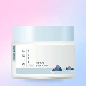 Легкий зволожувальний крем з морською водою ROUND LAB 1025 Dokdo Light Cream 80 ml 8809738600245 фото