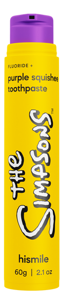 Зубна паста для м'якого відбілювання Hismile The Simpsons Purple Squishee Toothpaste 60g 93575485 фото